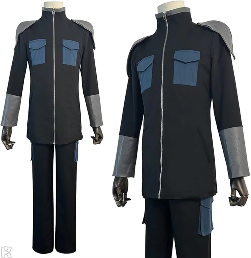 演出服祝日贈り物 コスチュームアニメハロウィン仮装 怪獣8号 コスプレ衣装 戦闘服 防衛隊 連体タイツ 宗四郎戦闘 怪獣保科