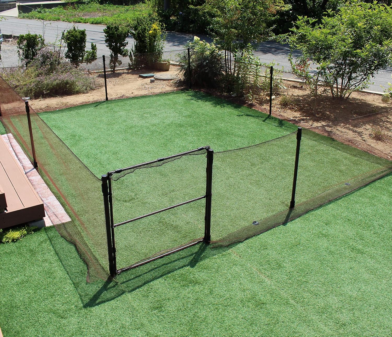 daim ペットフェンス ドア付き ドッグラン 高さ90cm 長さ20m フェンス 屋外 犬 ドッグランネット ドッグランサークル ゲージ ドッグランセット 自宅 ドッグフェンス