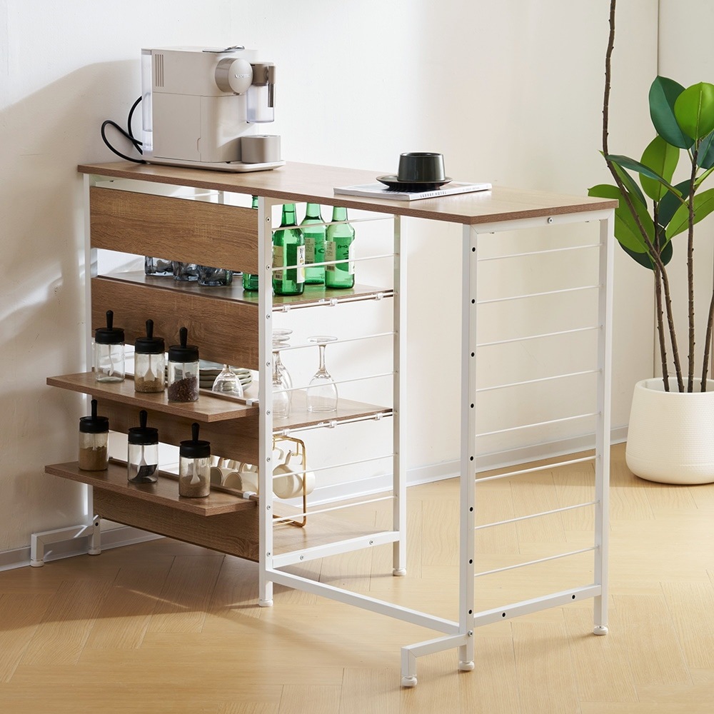 【国内即日発送】キッチンラック レンジ台 食器棚 キッチンカウンター レンジラック レンジ台 キッチンボード キッチンラック 幅120cm 食器棚 オープンラック 収納棚 収納ラック 一人暮らし シン