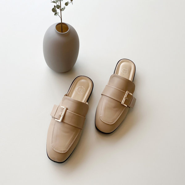 シンプルバークル デイリー 女性 ブロッパー ミュール (2.5cm)