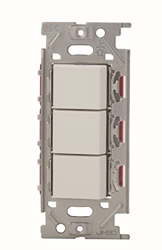 神保電器/NKWスイッチセット 3路トリプル ピュアホワイト(PW) NKW03008