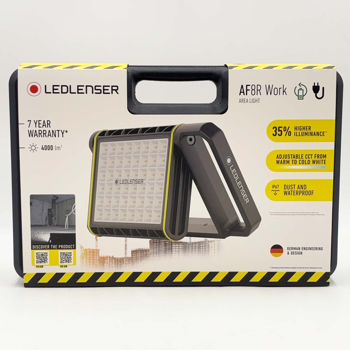 【中古・未使用品】レッドレンザー AF8R Work LED ハイブリッドパワーフラッドライト 502911 LED LENSER