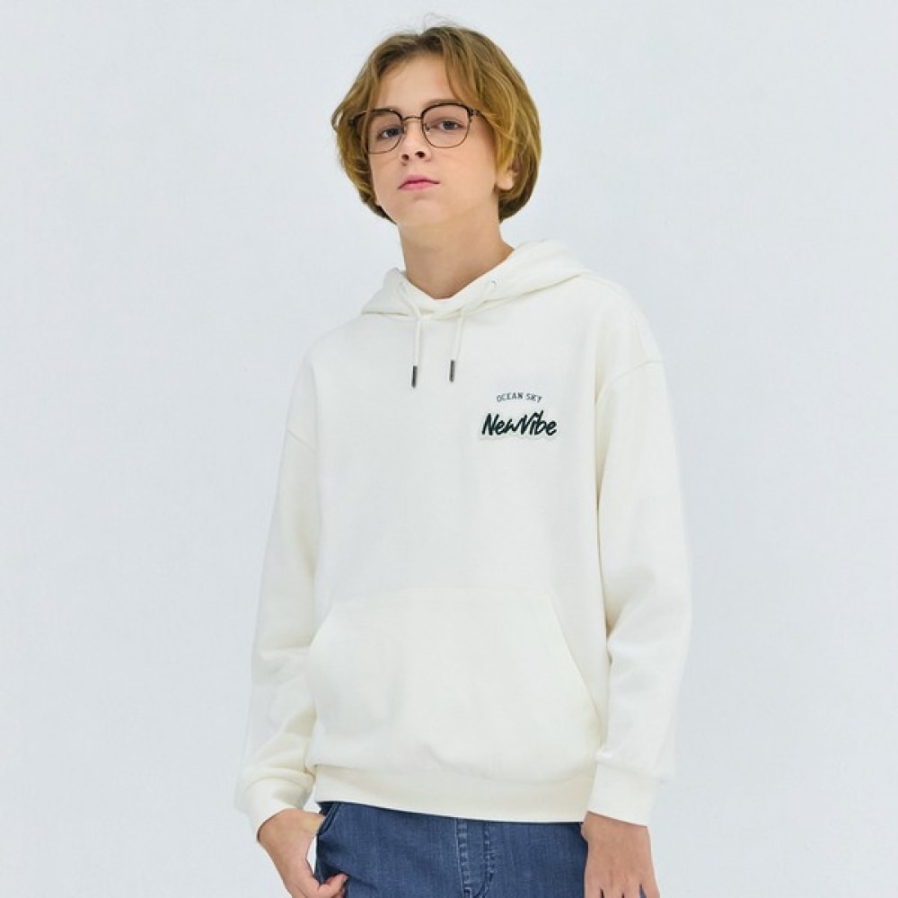 [オーシャンスカイ] 男の子エッセンシャルフードパーカー-DEJB5110B05