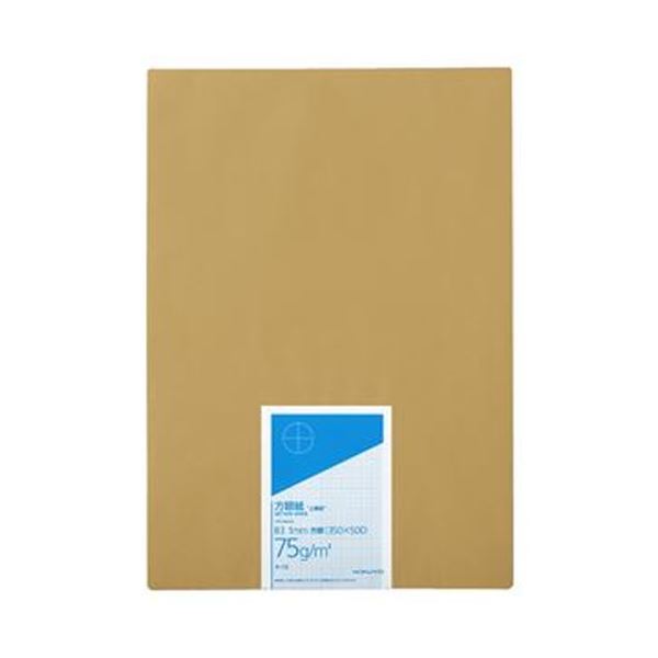 (まとめ)コクヨ 上質方眼紙 B3 1mm目ブルー刷り 100枚 ホ-13 1冊(×5セット)