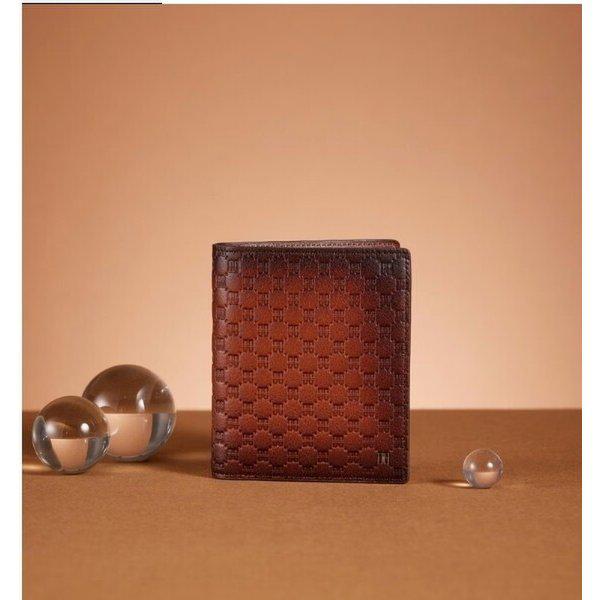 AK盆唐店 ルイスギルド グラデーション 牛革 二つ折り財布 DBWA4F265W3