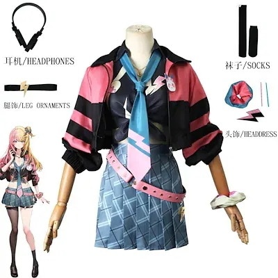 バーチャル YouTuber VTuber Kotoka Torahime 虎姫 コトカ コスプレ 変装 ENXSOLEIL コスチューム 文化祭 ハロウィン期間限定30％ 7,617円