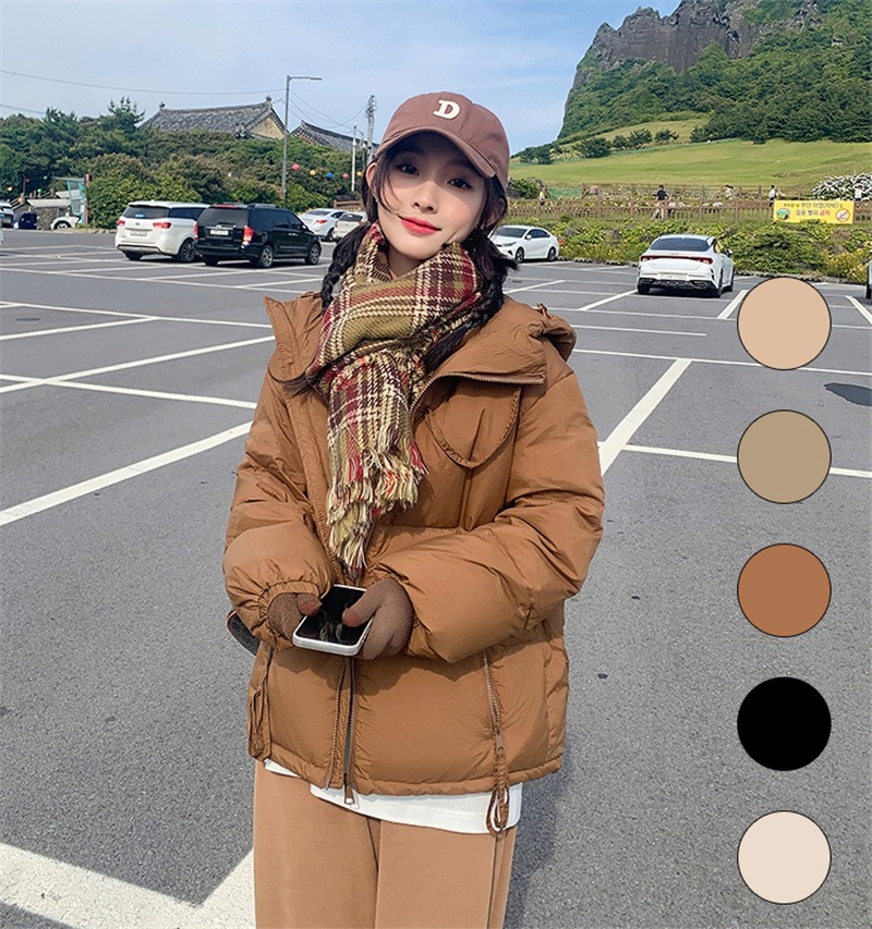 MF37 大人気 5色 韓国ファッション ダウンコート 大きいサイズ ダウンジャケット ショートコート 韓国 コート レディース服 コットン ジャケット レディース 韓国