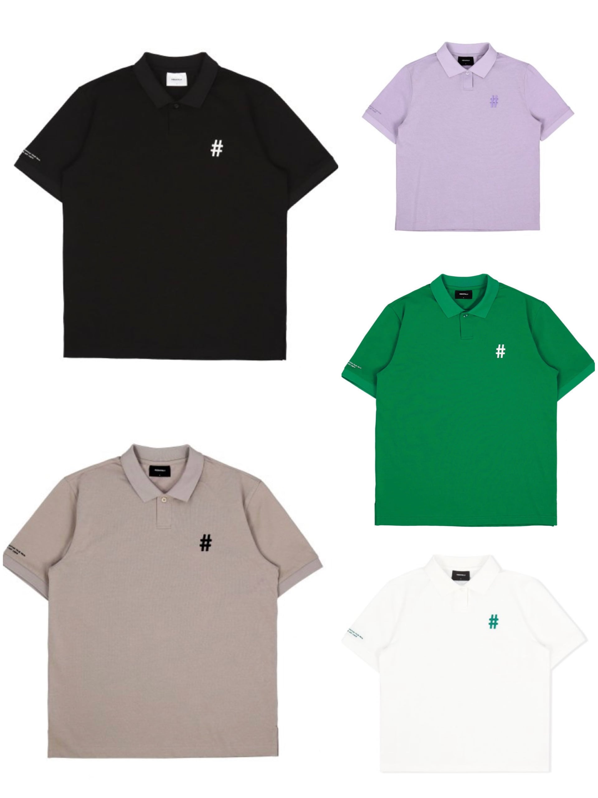 ピケ/ゴルフカラーエッセンシャルレギュラーフィットピケポロ半袖Tシャツ男女兼用