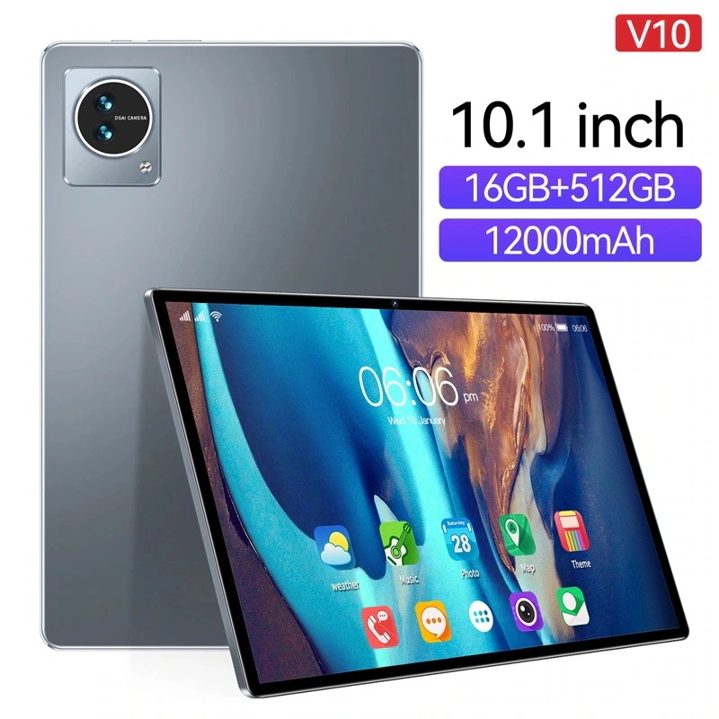 Wi-FiモデルAndroid14.0 【新商品登場 通話対応 最安値挑戦】タブレット 10.1インチ 本体 子供向 20000mAhバッテリー PC Bluetooth GPS機能搭載 大タブレッ(