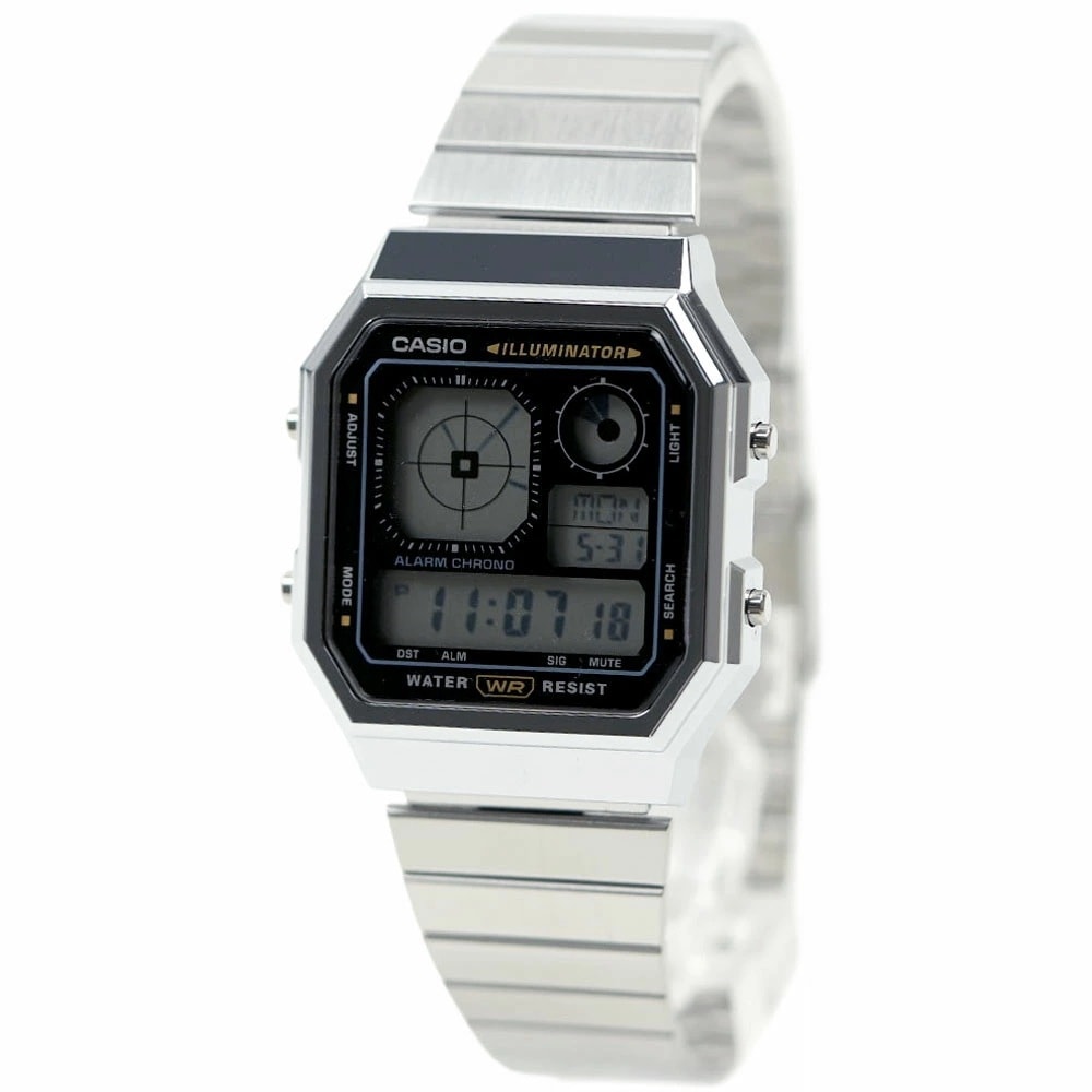 カシオ CASIO 腕時計 メンズ レディース ユニセックス デジタル EDGY SQUARE DIGITAL A130WE-1AEF