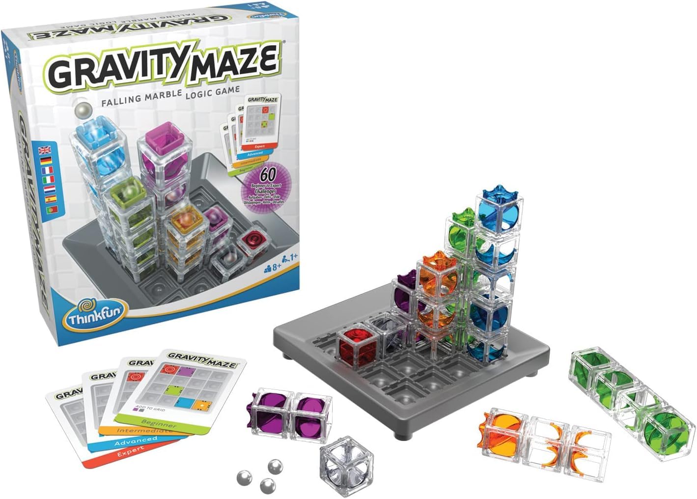 ThinkFun (シンクファン）プログラミング的思考力を育むゲームグラビティ・メイズ【正規輸入品】76433　日本語説明書付８歳～