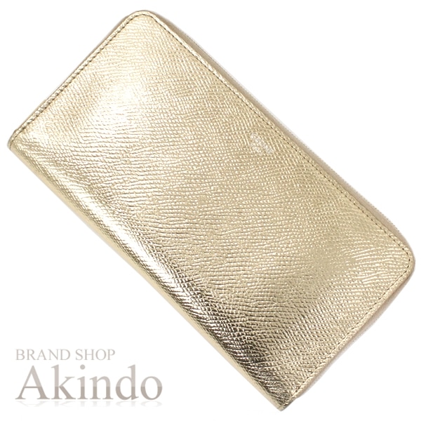 セリーヌ 長財布 ラウンドファスナー ゴールド ジップドウォレット グレインドカーフスキン レザー CELINE レディース ブランド 定番 人気 プレゼント ギフト