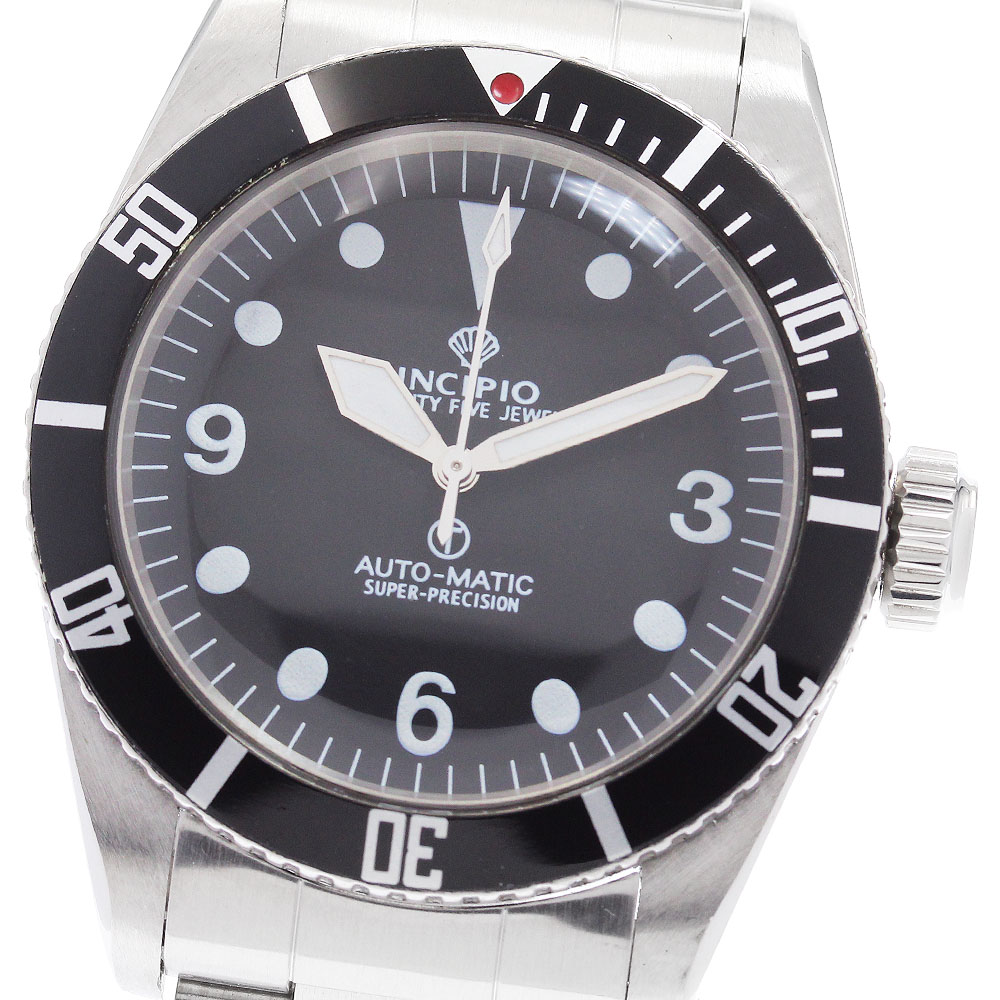 インキピオ INCIPIO インキピオ-10 自動巻き メンズ 保証書付き_906174【中古】