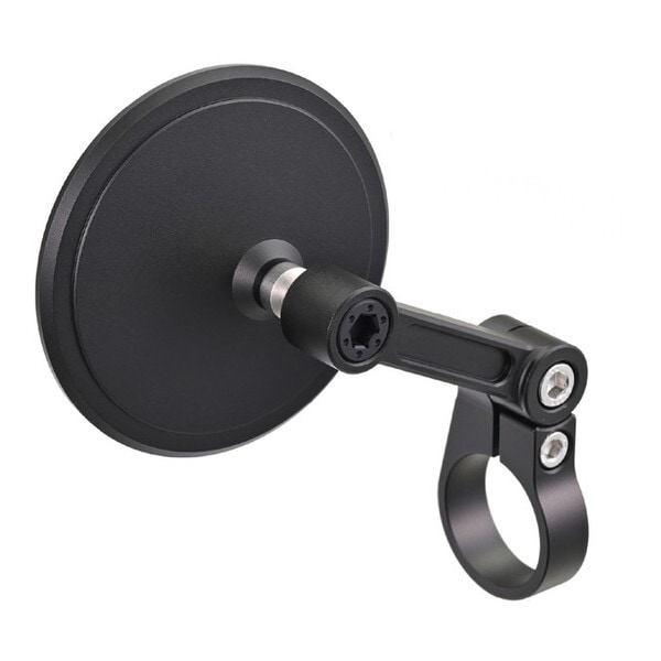 D40348 ハイビジミラー バーエンドミラー 2006年以前の車両専用 スリムタイプ JOINT ミニサークル ブラック 左右共通 片側1本