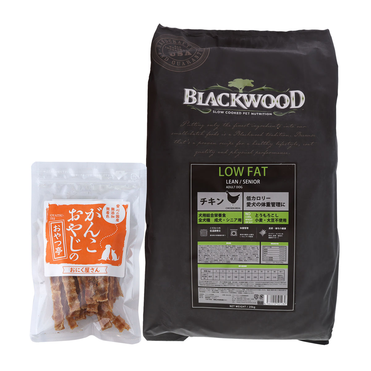 ロウファット チキン 20kg【国産たじま鶏ジャーキー40g付き】