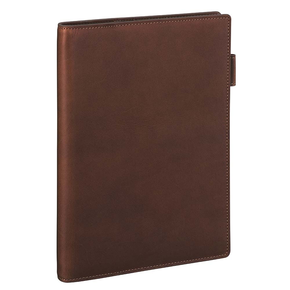 レイメイ藤井 raymay ダヴィンチ システム手帳 オールアース スリムA5 15mm ダークブラウン JDA4052E 計画 プラン スケジュール 仕事 予定 茶色