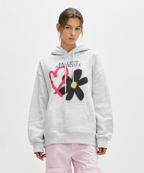 人気を誇る FallettLOVE SPRAY HOODIE 韓国正規品 パーカー Type:XL