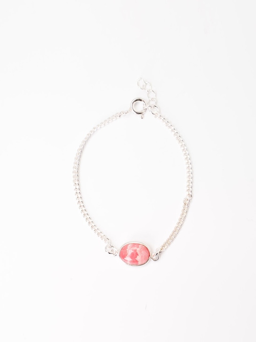 【HARANG】 HR 94B_Oval Rose Quartz Bracelet 正規品