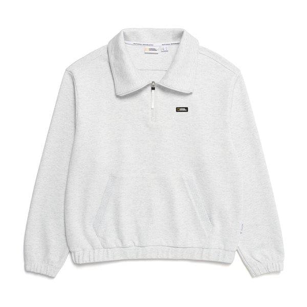 N233WSW931 女性 アポリア トレーニング ハーフジップ スウェットシャツ M IVORY