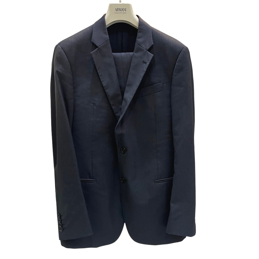 ARMANI COLLEZIONI アルマーニコレッツォーニ スーツ シングル 上下 セットアップ アパレル スーツセット ウール ブラック