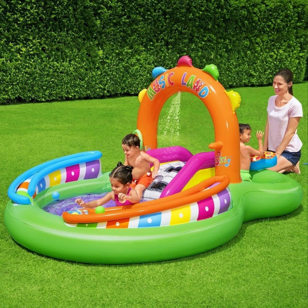 11 Bestway53117 Music Island Playing Paradise Children s Playing Pool Pool Pool 12,886円