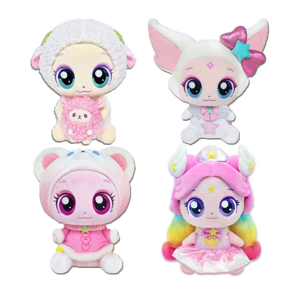 キャッチティニーピングティニピング シーズン5 ぬいぐるみ 28cm 可愛い ぴんく フォックス まんまる ぬいぐるみ おもちゃ 韓国 正規ライセンス