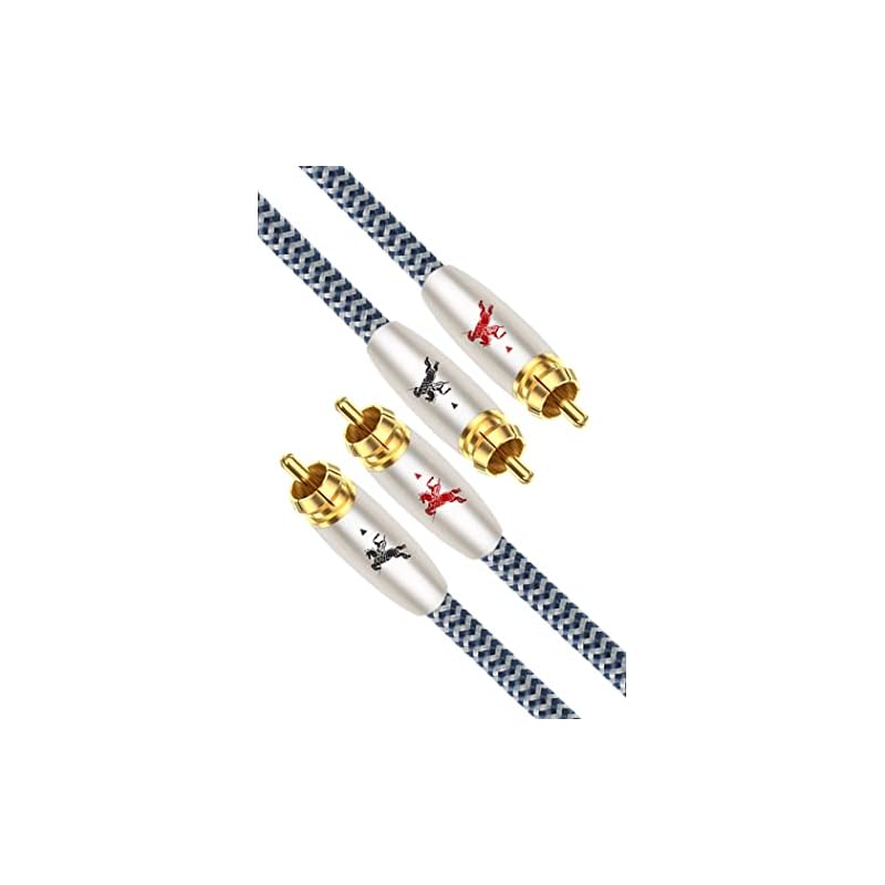 Impeto 2RCAケーブル 2RCA to 2RCA 「オス-オス」 RCAオーディオケーブル ホームシアター/HDTV/アンプ/Hi-Fiシステム用 2M 8,127円