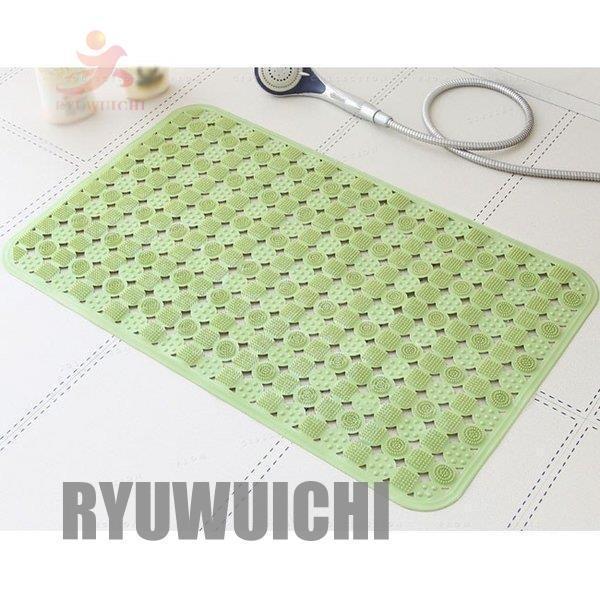【6月新品＆イベントセール】浴室内マットバスマットお風呂マットお風呂洗い場マット浴室用品浴槽滑り止め付きフラット吸盤型30%OFF安い