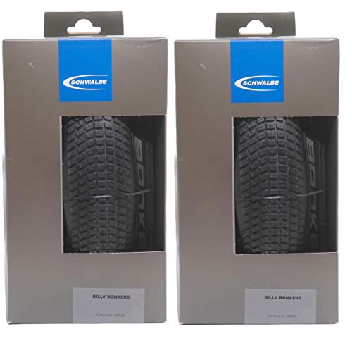2本セット SCHWALBE(シュワルベ) BILLY BONKERS 18x2.00(50-355) ADDIX フォールディング Folding (ブラック) [並行輸入品]