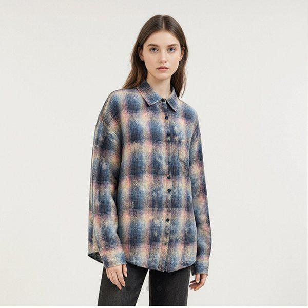 女性ヴィンテージチェックシャツ10540-120-821-25B-SH