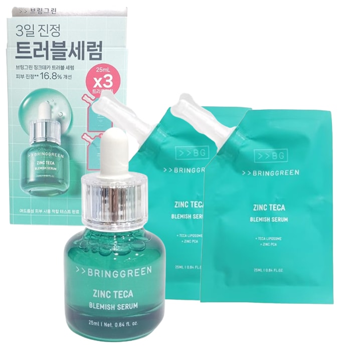 ジンクテカブレミッシュセラム, 25ml(+詰め替え,25ml*2個)