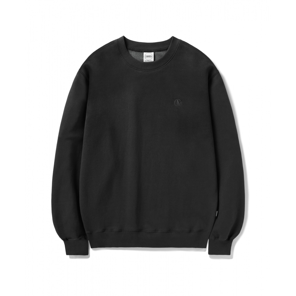 MINIMALPROJECT サークル ロゴ オーバーフィット マンツーマン MMT130 [BLACK]