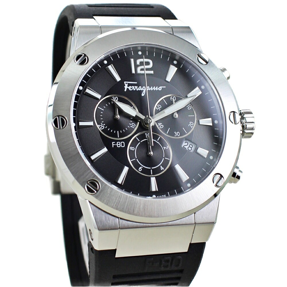 フェラガモ 腕時計 手表 メンズ 男性 40代 50代 誕生日プレゼント 結婚記念日 夫 プレゼント サルバトーレフェラガモ おしゃれ ラバー ブラック 時計 ブランド ギフト 彼氏 父親 旦那 退職