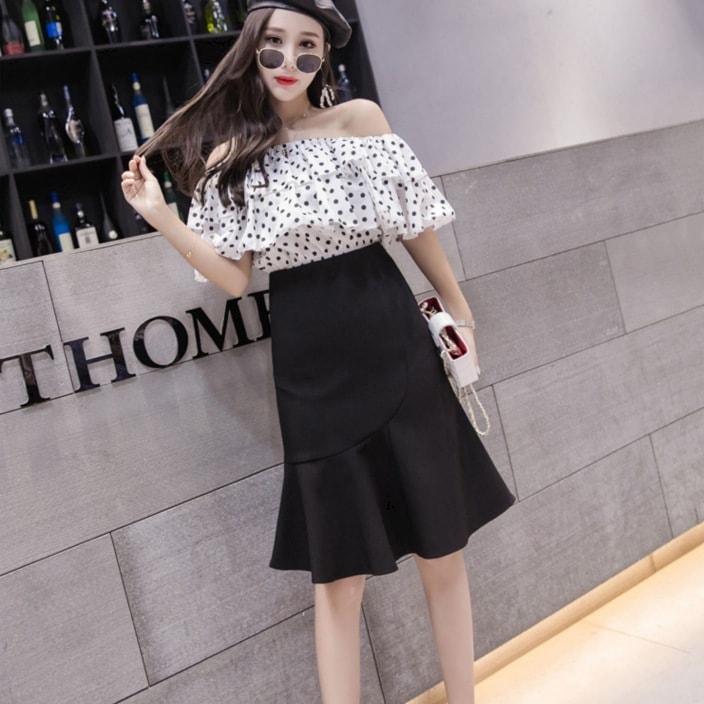 ロング丈コクーンスカート フリルスカート カジュアルスカート ロング丈スカート スカート ボトムス ロングスカート フレアスカート コクーンスカート 膝下 ロング ロング丈 スリム タイト 細身