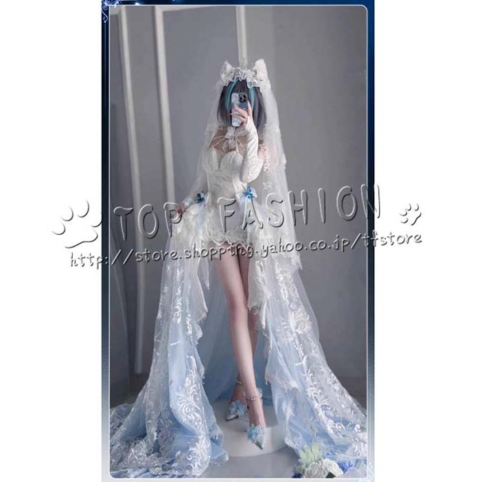 2026人気販売!アズールレーン 風 チェシャー Cheshire 誓約の花嫁 コスプレ衣装 ウィッグ 靴 cosplay コスチューム ハロウィン クリスマス