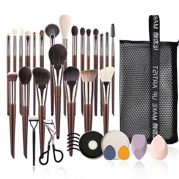 Qoo10] Ovw ナチュラルメイクブラシセット ア