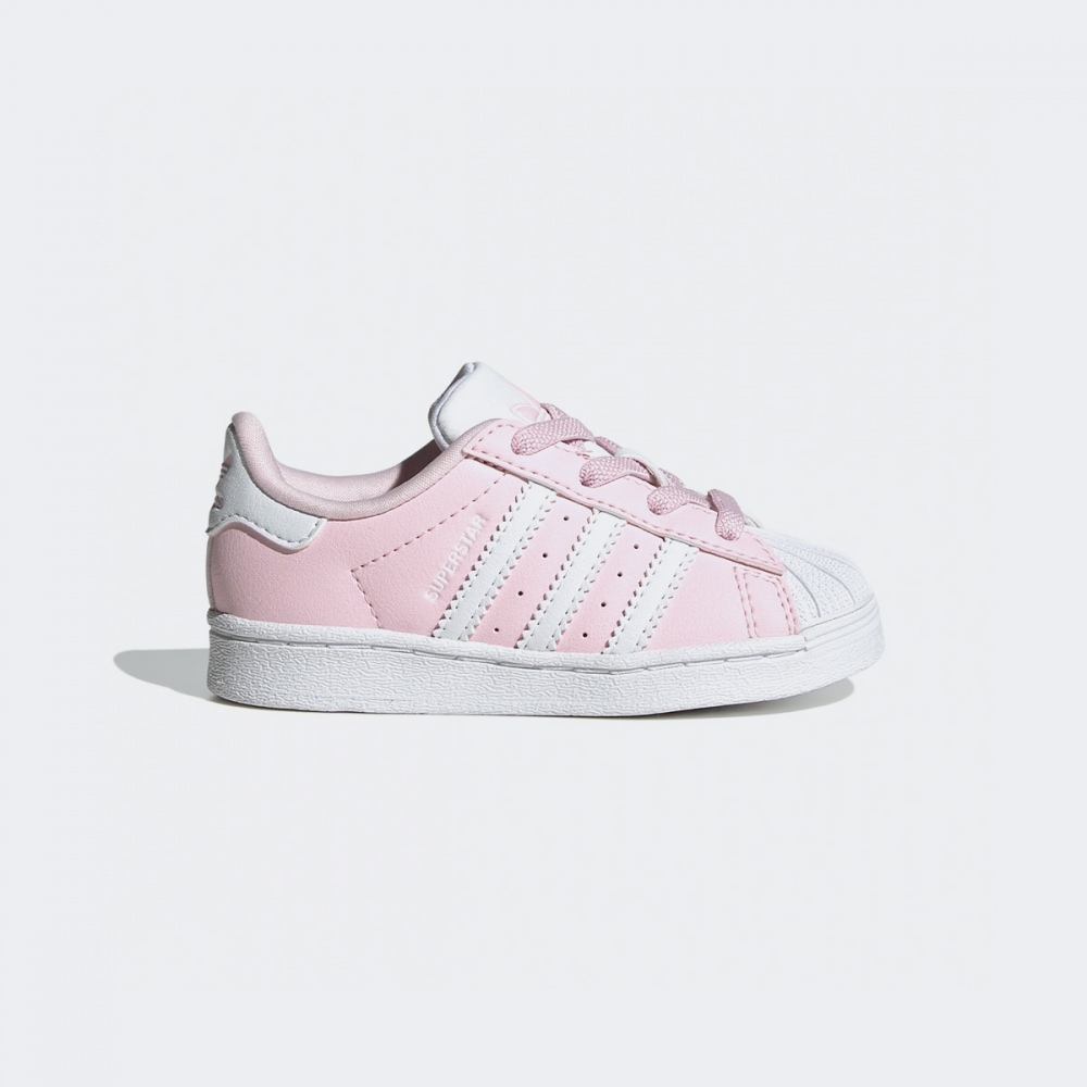 アディダススーパースターELインファントIG0267-CLPINK/FTWWHT/FTWWHT