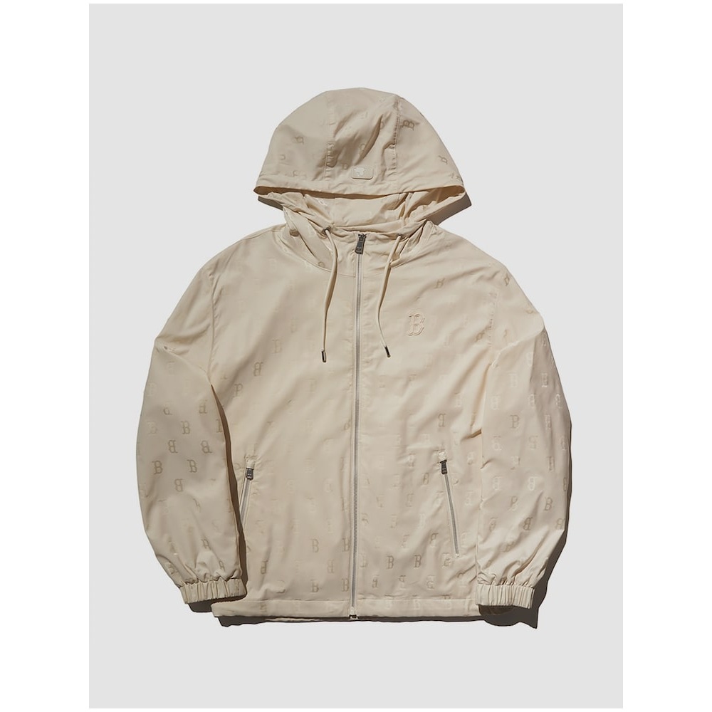 MLB クラシックモノグラムトーンジャカードウィンドブレーカー BOS (D. クリーム) QHHC3AWJM0444-43CRD