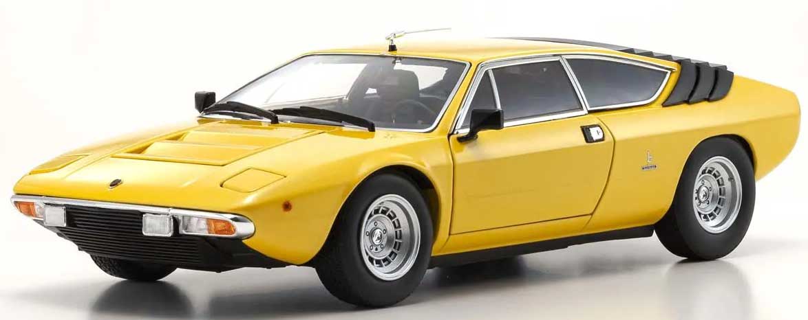 京商 【再生産】1/18 ランボルギーニ ウラッコ(イエロー)【KS08446GY】 ミニカー KS08446GY ランボルギーニ ウラッコ イエロー