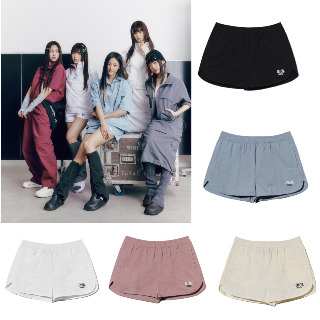 【NewJeans O!Oi】 BOLD LOGO W SHORTS ショートパンツ