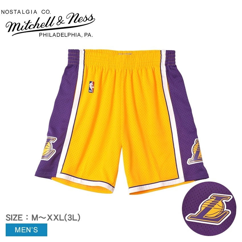ミッチェル＆ネス NBA SWINGMAN SHORTS LAKERS 09 SMSHCP19075-LALLGPR09 メンズ Los Angeles Lakers バスケットボール パンツ 11,011円