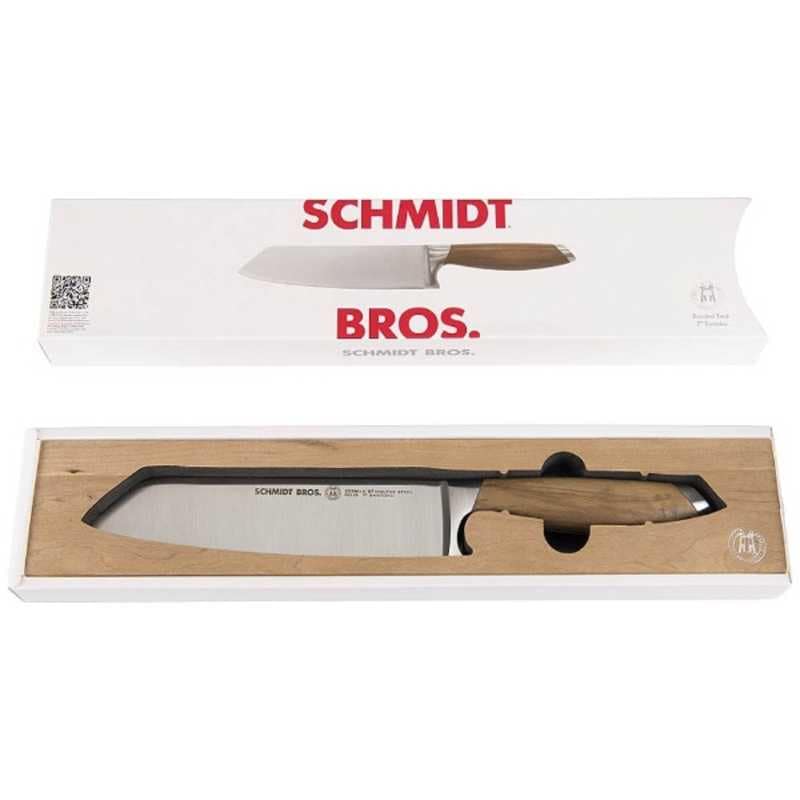 SCHMIDTBROTHERS　三徳包丁 Bonded Teak シリーズ(18cm) SBOMO06　SBOMO06