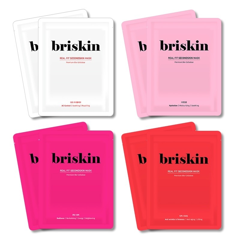 リアルフィットセカンドスキンマスク 28ml(10枚)(即刻クーリング/陳情/密着力/水分改善/光彩改善/水分感/油水分バランス/皮脂量減少/つるつる肌/敏感な肌/韓国コスメ/韓国正規品)