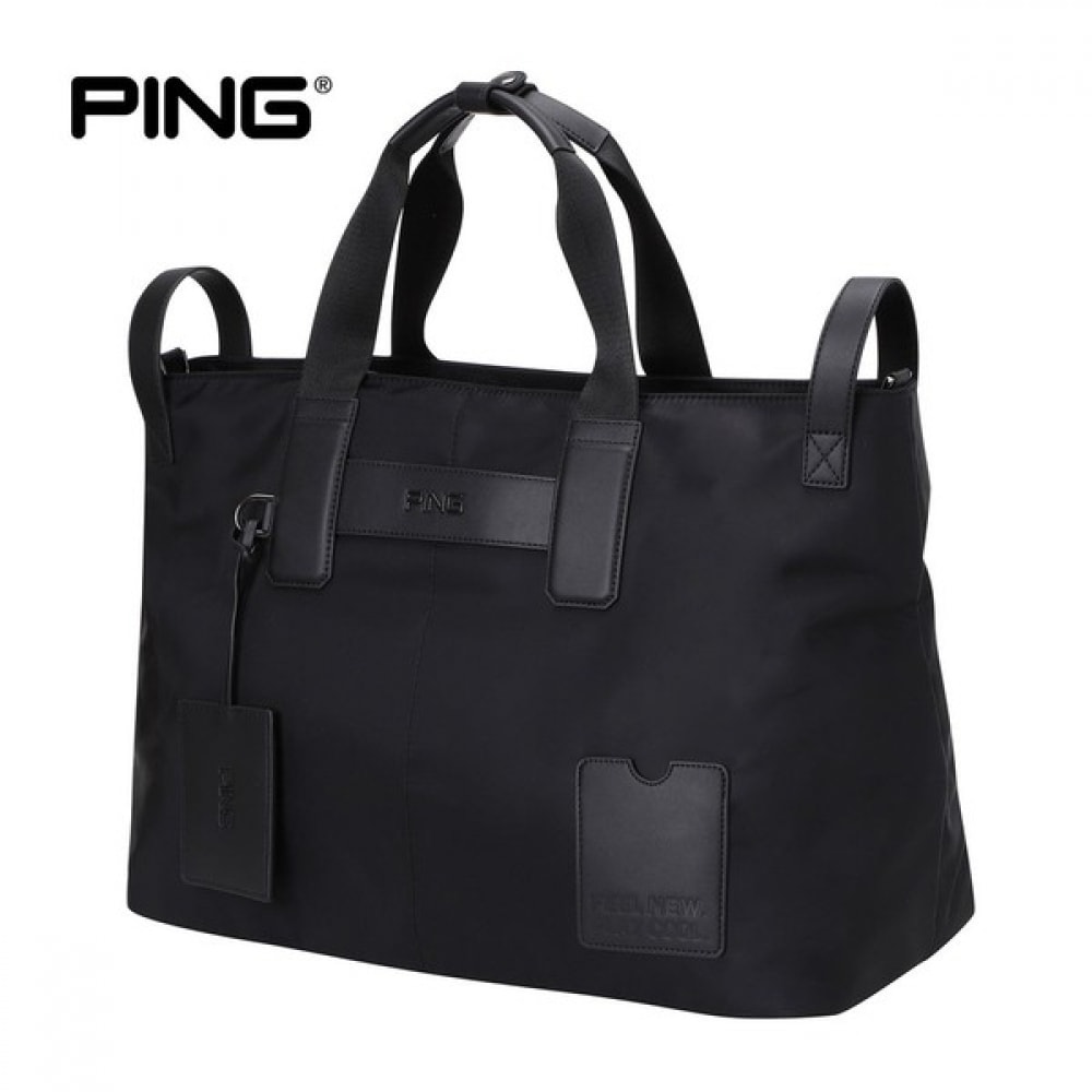 [ping] メンズレザーパッチボストンバッグ 26,697円