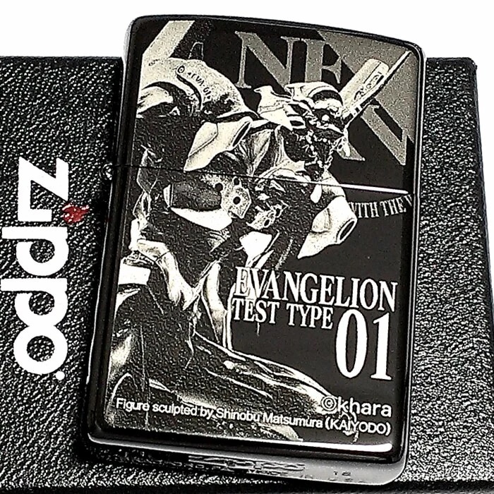 ZIPPO エヴァンゲリオン 初号機 暴走ジッポ ライター 限定 シリアル入り ブラックチタンコート かっこいい 黒 レーザー彫刻 アニメ メンズ レディース ギフト プレゼント