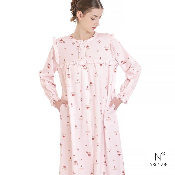 ナルエー パジャマ エアーニットプリン＆ショートケーキワンピース ワンピース ルームウェア NARU