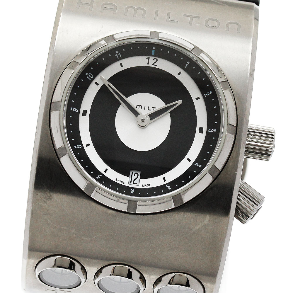 訳あり ハミルトン HAMILTON H515910 X-01 2001年宇宙の旅限定2001本 クォーツ メンズ _902915【中古】
