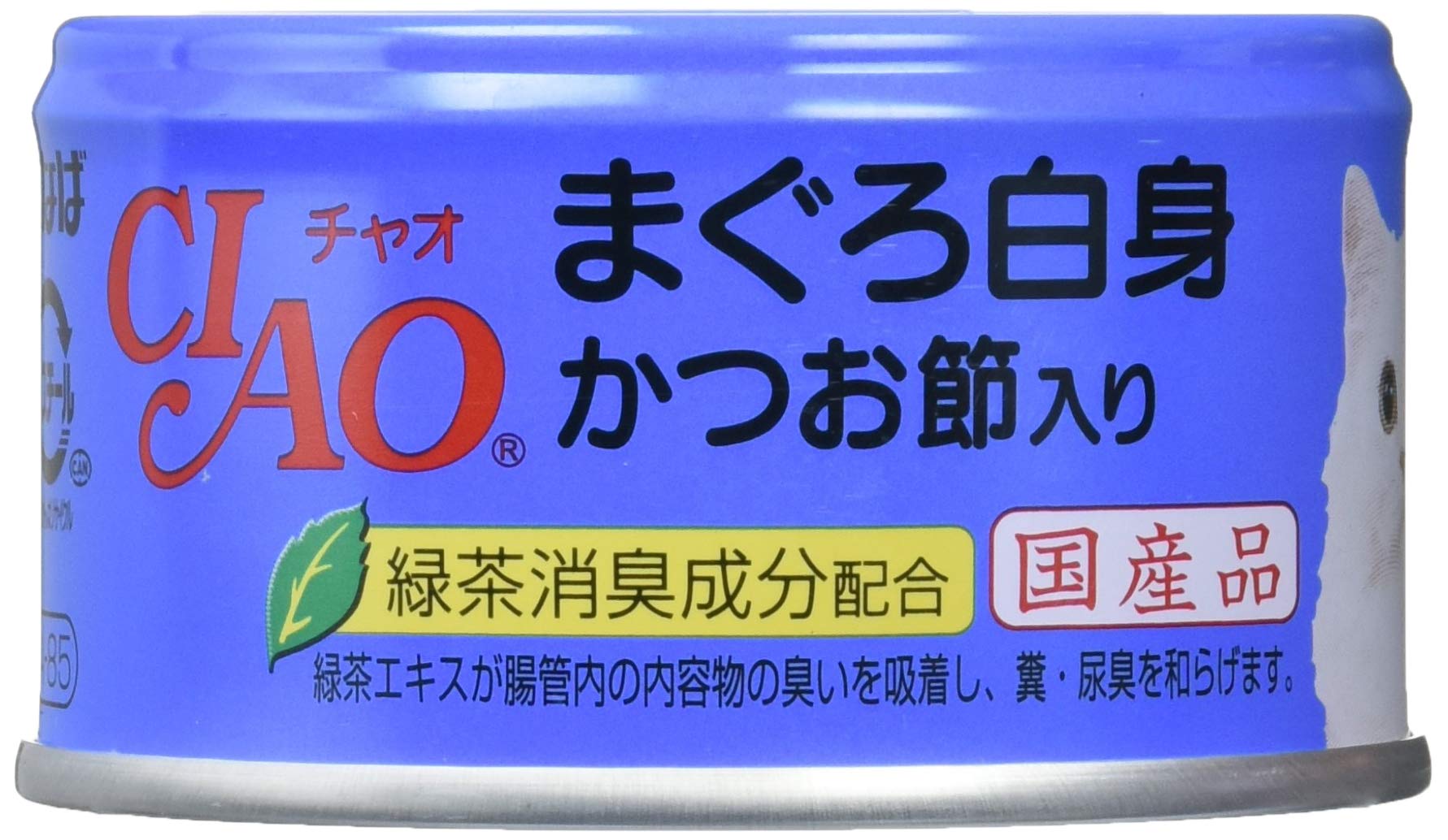 チャオ (CIAO) まぐろ白身 かつお節入り 85g 24個セット