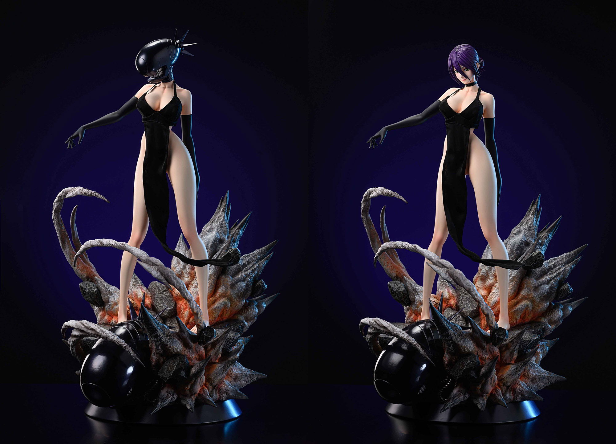 レゼ フィギュア 私服Ver. 1/4スケール 塗装済み完成品 ガレージキット R.E.S 限定販売 スタチュー