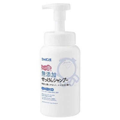 他サイト： シャボン玉 無添加 せっけんシャンプー 泡タイプ 520ml　本体 シャボン玉石けん [石けんシャンの商品画像